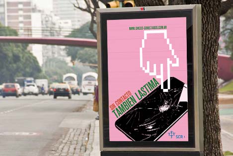 Sin contacto también lastima